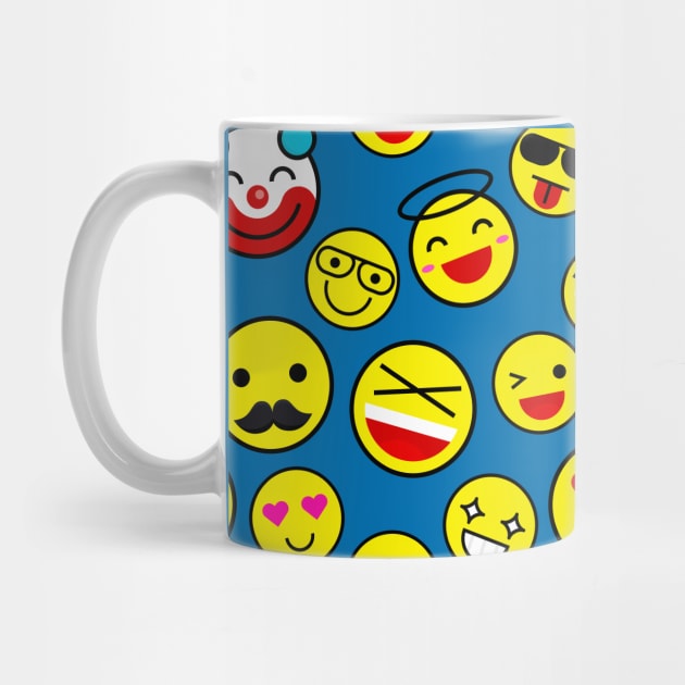 funny clown emojis happy face by gossiprag